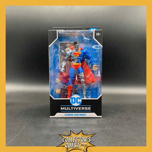 (IN STOCK) Mcfarlane DC Multiverse 7in Cyborg Superman Action Figure