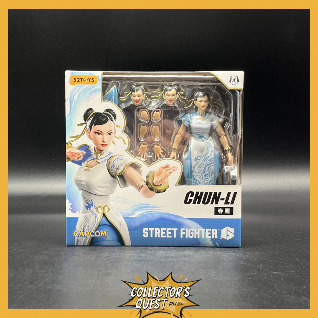 (IN STOCK) 52TOYS 1/12 Street Fighter 6 Chun-Li Outfit 1 (White) Action Figure