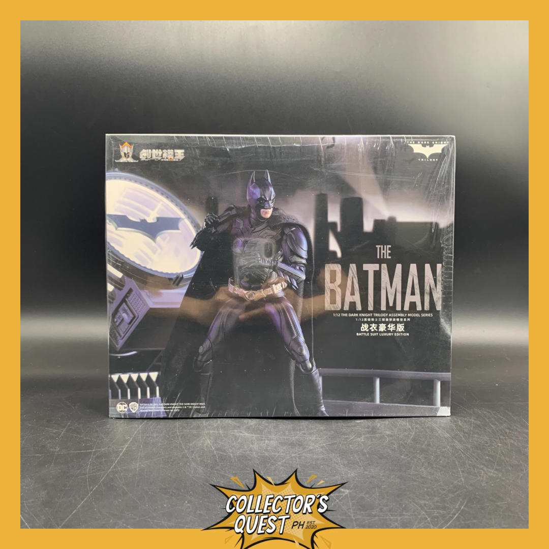 (IN STOCK) The Batman 1:12 The Dark Knight Trilogy Assembly Model Series Battle Suit Luxury Edition