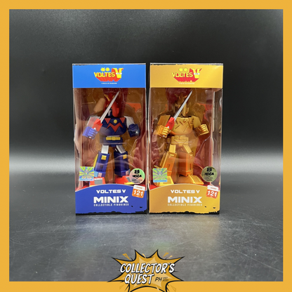 (IN STOCK) MINIX Voltes V with Laser Sword Regular & GOLD Chase Figure SET OF 2