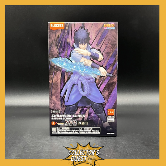 (IN STOCK) 75614 Blokees Naruto Shippuden Champion Class 04 Sasuke Uchiha Model Kit