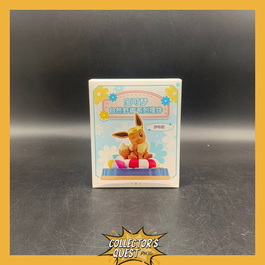 (IN STOCK) Pokemon Wild Nature Series Ornaments  Eevee Figure