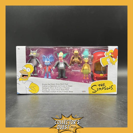 (IN STOCK) Jakks Pacific The Simpsons 2.5-Inch Scale Krusty the Clown Show Multipack Figure