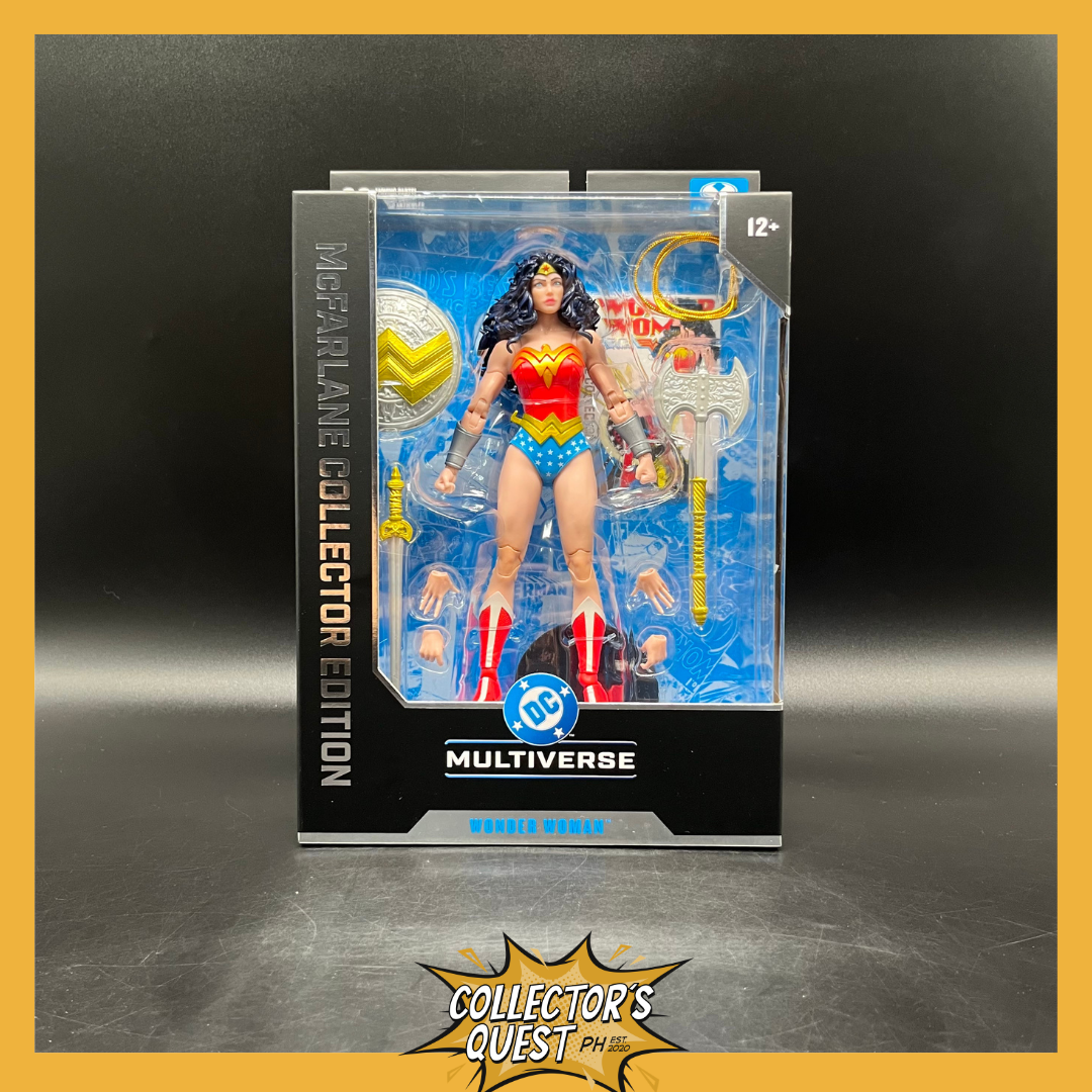 (IN STOCK) DC Mcfarlane Collector's Edition Wonder Woman 80's Action Figure