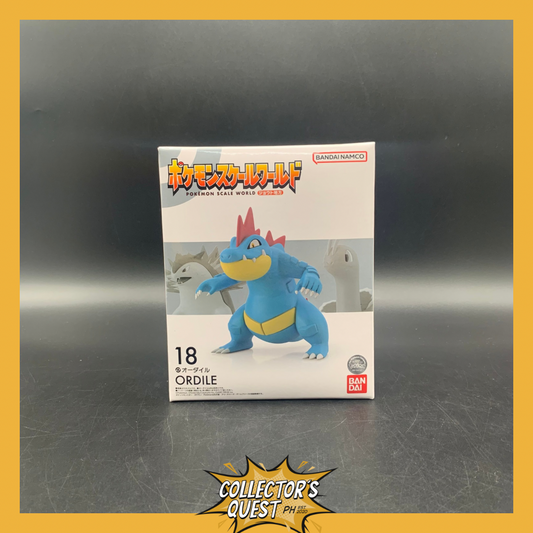 (IN STOCK) Pokemon Scale World Johto Region Feraligatr Figure