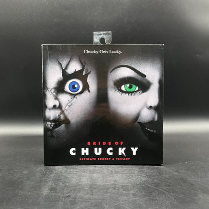 (IN STOCK) NECA Bride of Chucky Ultimate Chucky & Tiffany Action Figure Set