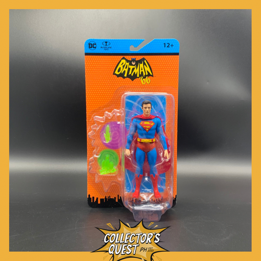 (IN STOCK) DC Retro Superman Batman 66' Comic Action Figure