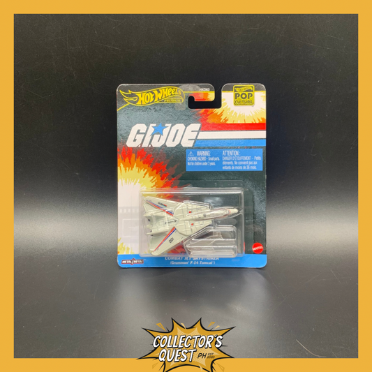 (IN STOCK) Hot Wheels Premium GI Joe Combat Jet Skystriker (Grumman F-14 Tomcat)