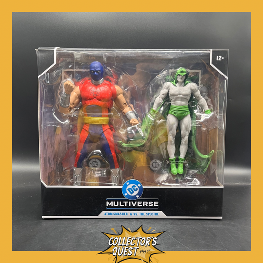 (IN STOCK) DC Multiverse Atom Smasher vs The Spectre 2 Pack Action Figures