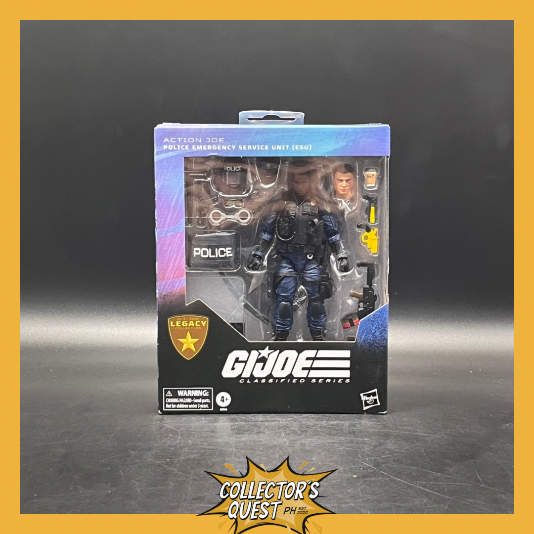(IN STOCK) G.I. Joe Classified Series Legacy Collection: Action Joe Police Emergency Service Unit (ESU)