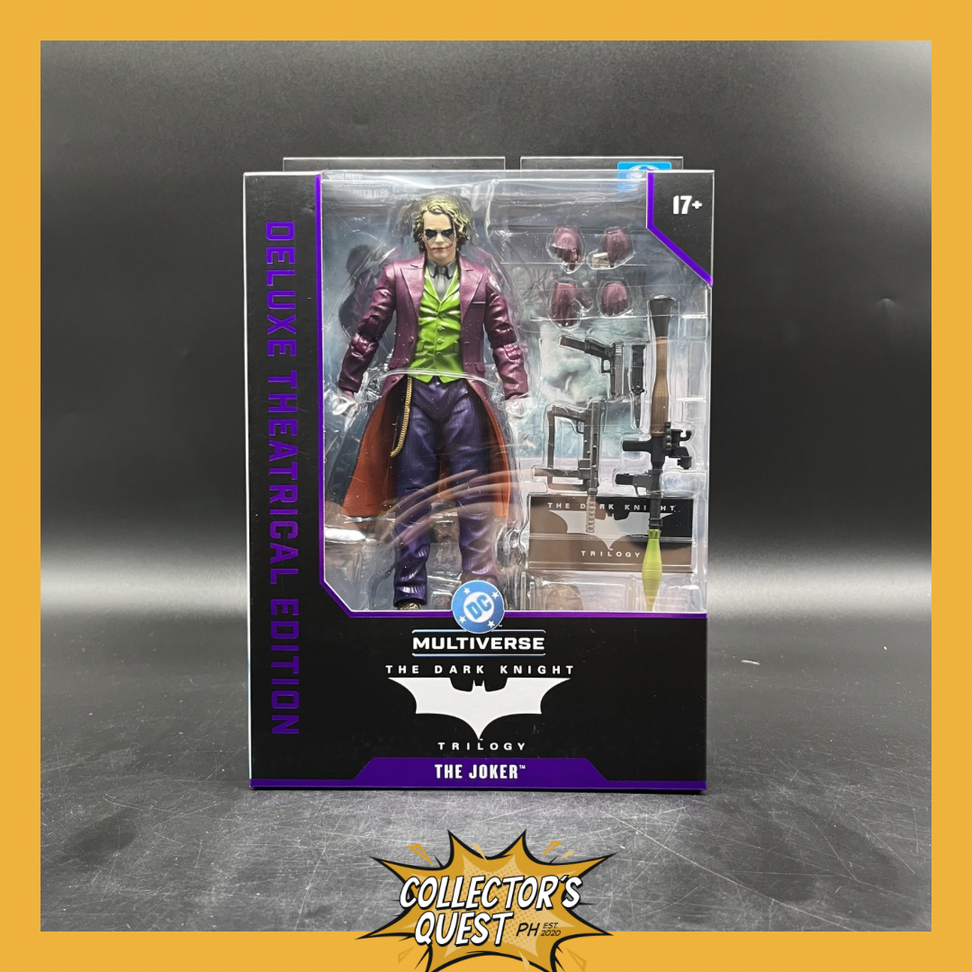 (IN STOCK) DC Mcfarlane Threatrical Edition The Dark Knight The Joker Heath Ledger Action Figure
