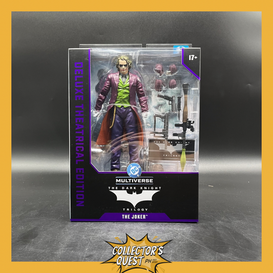 (IN STOCK) DC Mcfarlane Threatrical Edition The Dark Knight The Joker Heath Ledger Action Figure
