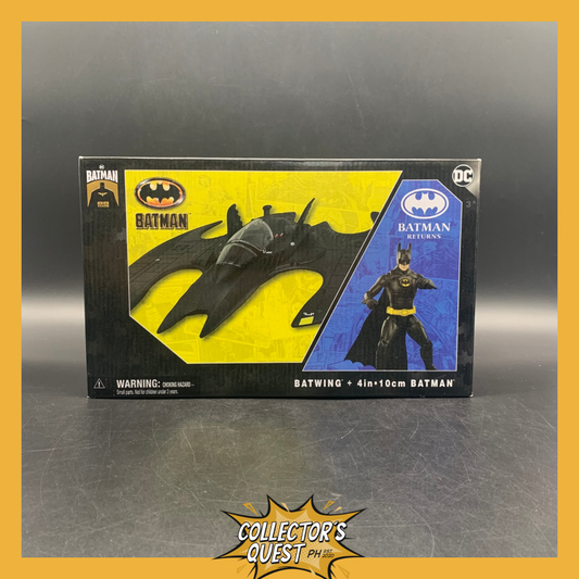 (IN STOCK) DC Comics Batman, Batwing and 4-inch Batman Figure Set, 1992 Batman Returns Limited Edition 85th Anniversary Collectible