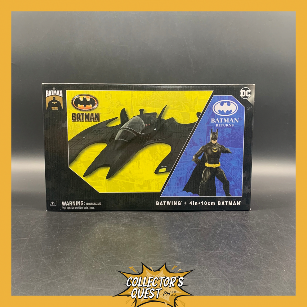 (IN STOCK) DC Comics Batman, Batwing and 4-inch Batman Figure Set, 199 ...