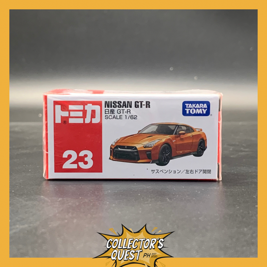 (IN STOCK) Takara Tomy Tomica No. 23 Nissan GT-R Orange Diecast Vehicle
