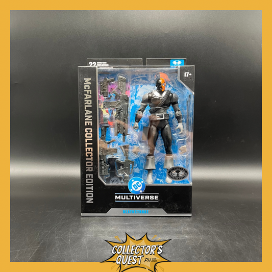 (IN STOCK) DC Mcfarlane Collector's Edition #46 Deathstroke The Terminator Platinum Edition (Teen Titans Costume) Action Figure