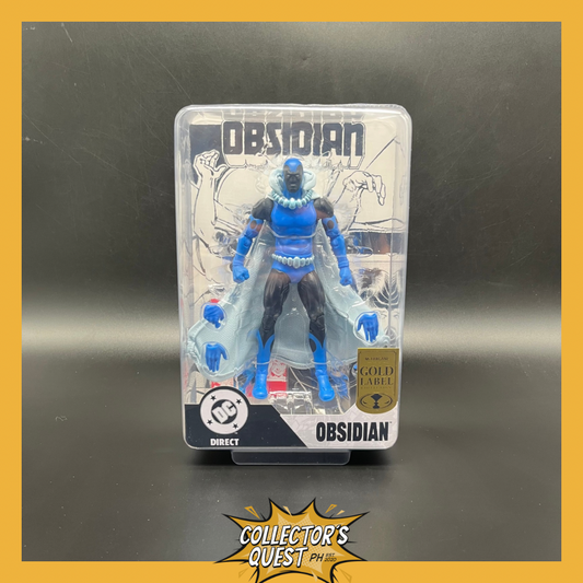 (IN STOCK) Mcfarlane DC Direct 7in Obsidian (Chase) Figure with Comic