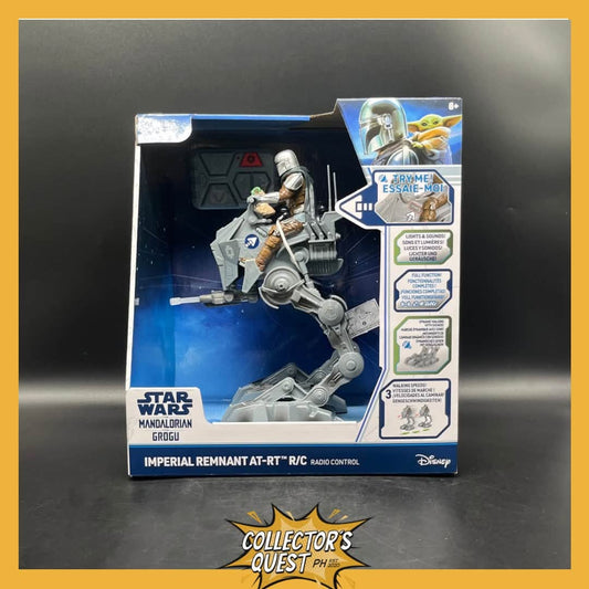 (IN STOCK) 36975 JADA Toys Star Wars Mandalorian & Grogu AT-RT Walker RC Radio Control Mandalorian & Grogu Set