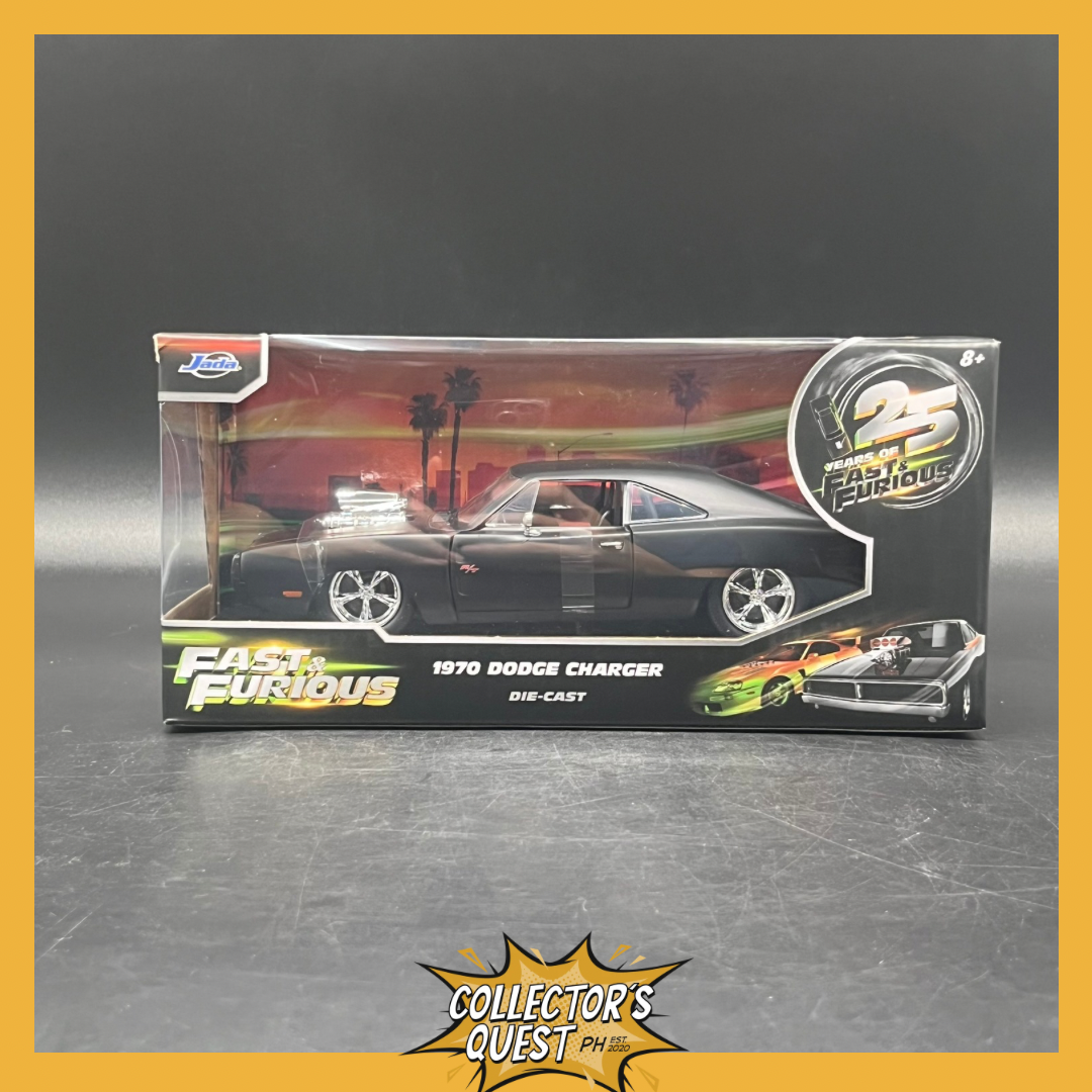 (IN STOCK) 35729 Jada Toys 1:24 Fast & Furious 4 1970 Dodge Charger R/T Diecast Vehicle