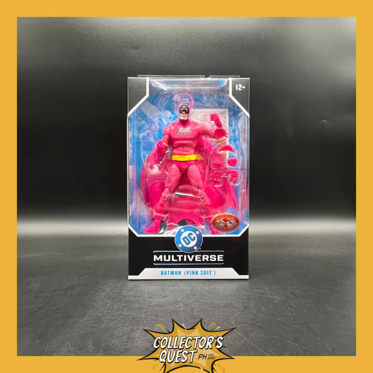 (IN STOCK) Mcfarlane DC Multiverse Pink Batman Platinum Edition Action Figure