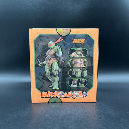 (IN STOCK) LINGJIHUN Ninja Turtles Series Michaelangelo Action Figure