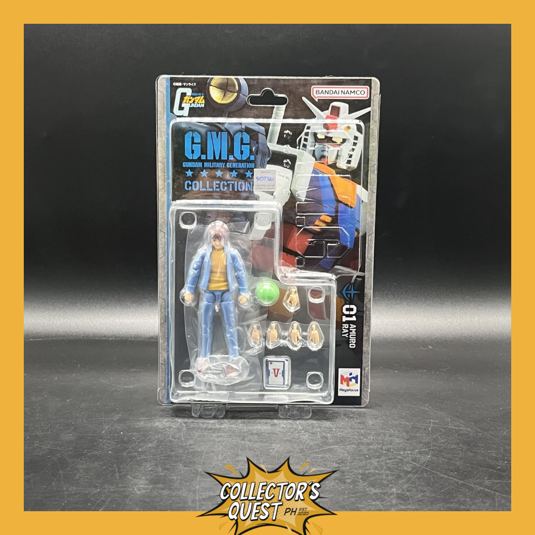 (IN STOCK) G.M.G. COLLECTION 01 Mobile Suit Gundam Earth Federation Amuro Ray Action Figure