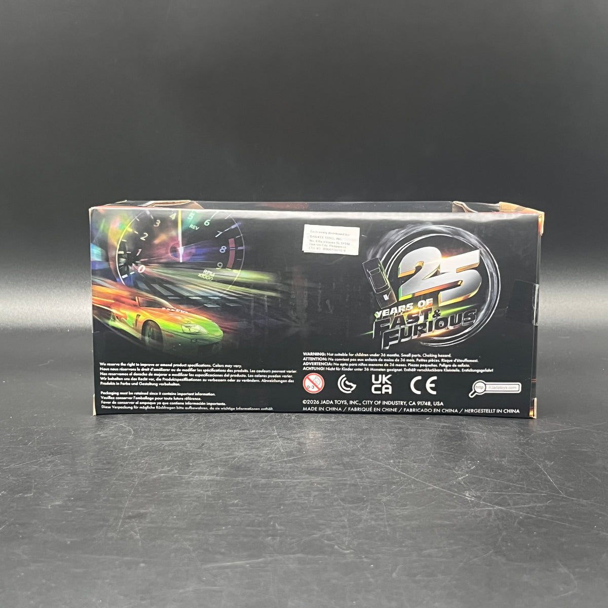 (IN STOCK) 32097 Jada Toys 1:24 Fast & Furious 9 2020 Toyota GR Supra Diecast Vehicle