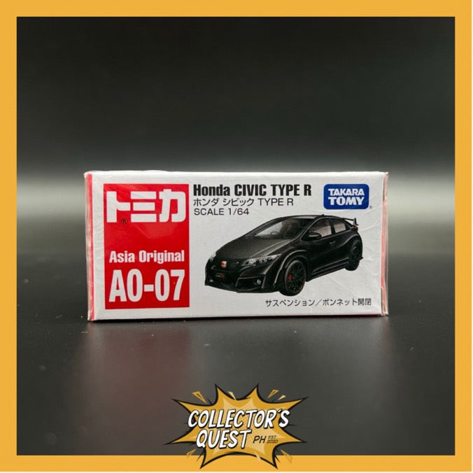 (IN STOCK) Takara Tomy Tomica Asia Original AO-07 Honda CIVIC TYPE R Diecast Vehicle