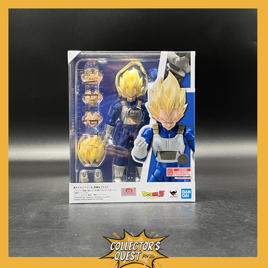 (IN STOCK) Bandai SHFiguarts Dragon Ball Z Super Saiyan Vegeta (Dangerous Pride) Action Figure