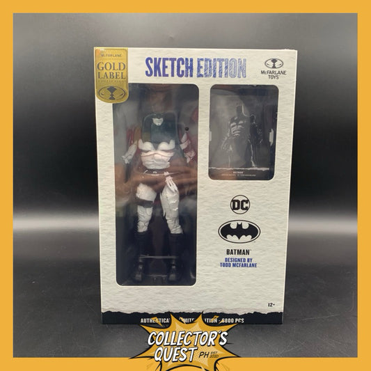 (IN STOCK) DC Multiverse Batman by Todd McFarlane Sketch Edition (Gold Label) Entertainment Earth Exclusive Action Figure
