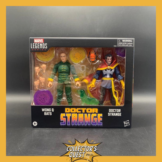(IN STOCK) Marvel Legends Series Doctor Strange, Wong and Bats Comics Collectible Action Figure
