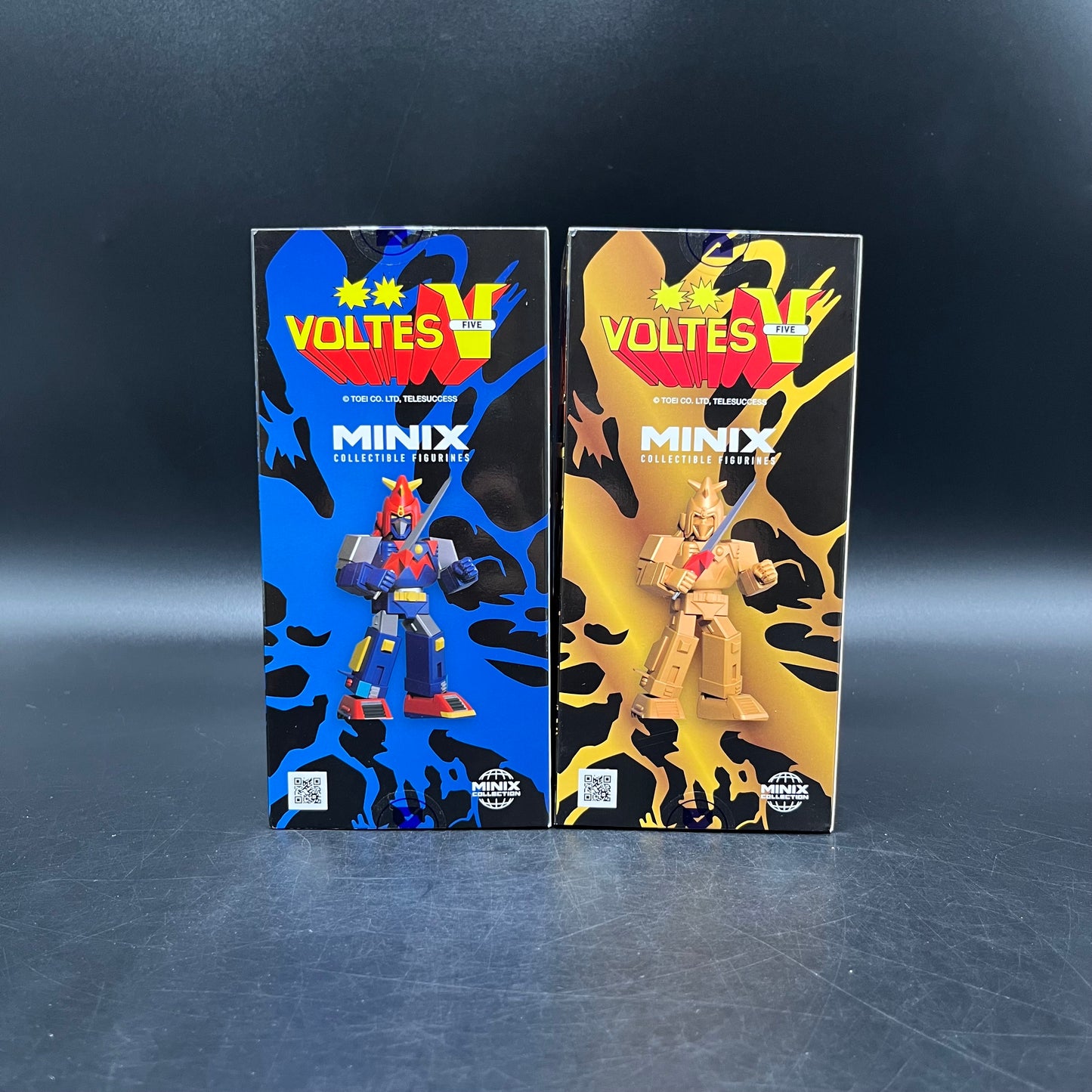 (IN STOCK) MINIX Voltes V with Laser Sword Regular & GOLD Chase Figure SET OF 2