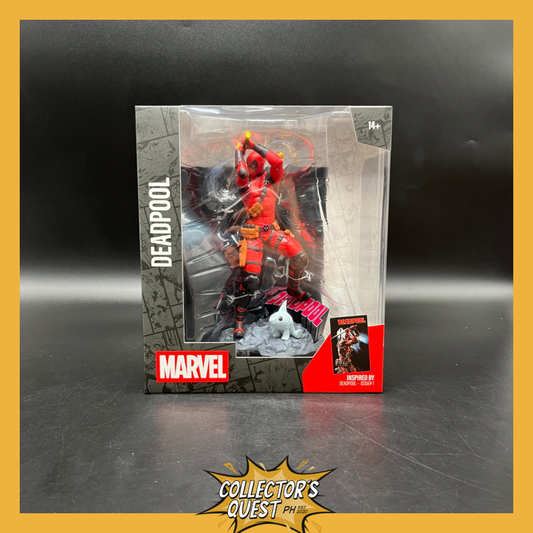 (IN STOCK) Mcfarlane Toys Marvel Collection 1/10 Scale Deadpool (Deadpool #1) Posed Statue