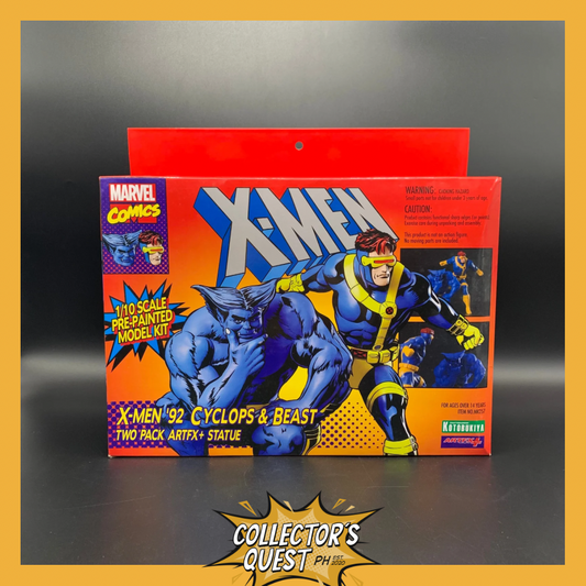 (IN STOCK) Kotobukiya 1/10 Scale X-Men '92 Cyclops & Beast Two Pack ARTFX + Statue