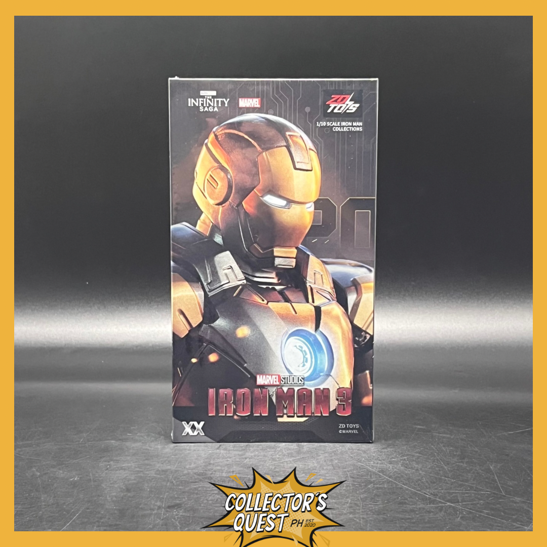(IN STOCK) ZD Toys Marvel Iron Man Mark 20 1/10 Action Figure