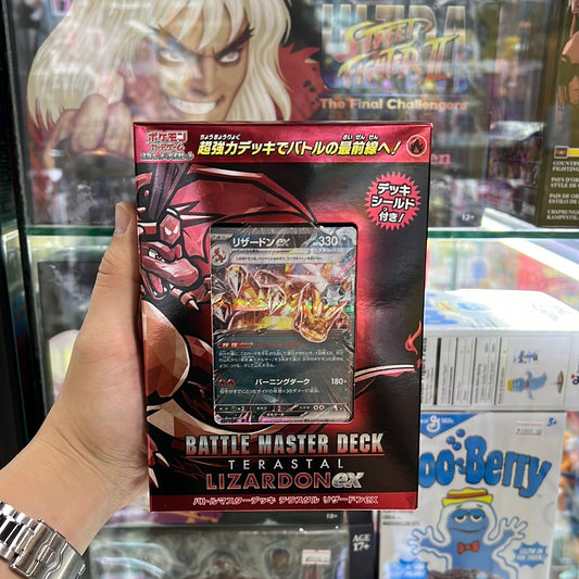 (IN STOCK) Pokemon TCG Battle Master Deck Terastal Lizardon Charizard Ex Set