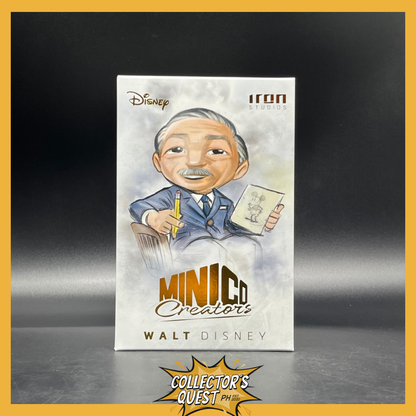 (IN STOCK) Iron Studios MINICO Walt Disney & Mickey Mouse Vinyl Figure