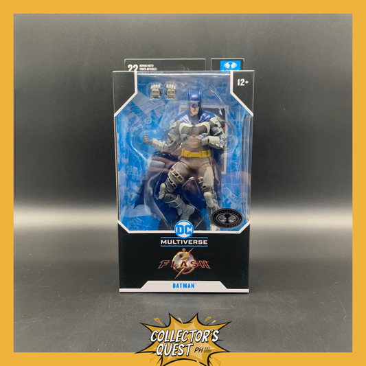 (IN STOCK) DC Multiverse The Flash Movie The Batman Blue Grey (Platinum Edition) Action Figure
