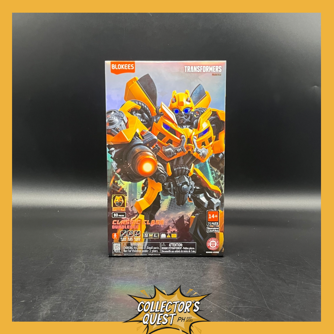 (IN STOCK) 71423 Blokees Transformers Classic Class Bumblebee Model Kit