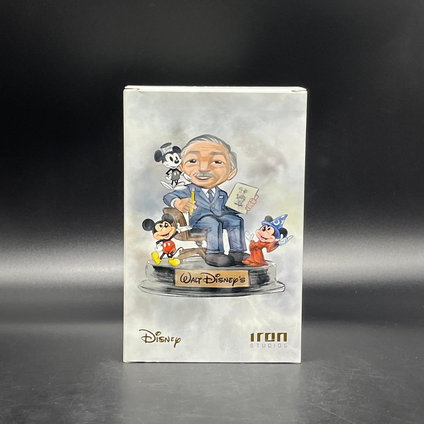 (IN STOCK) Iron Studios MINICO Walt Disney & Mickey Mouse Vinyl Figure