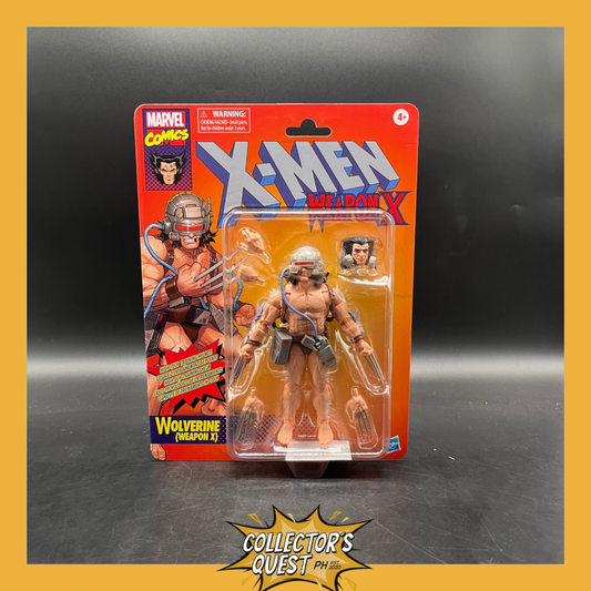 (IN STOCK) Marvel Legends X-Men Retro Carded Wolverine Weapon X Action Figure