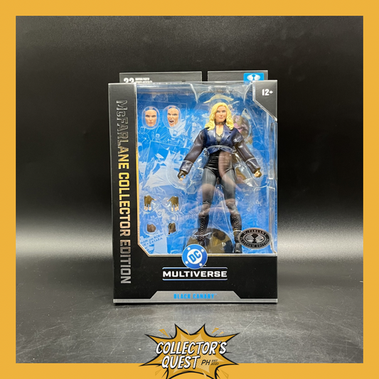 (IN STOCK) DC Mcfarlane Collector Edition 7IN WV14 - #54 Black Canary (Chase)  Action Figure