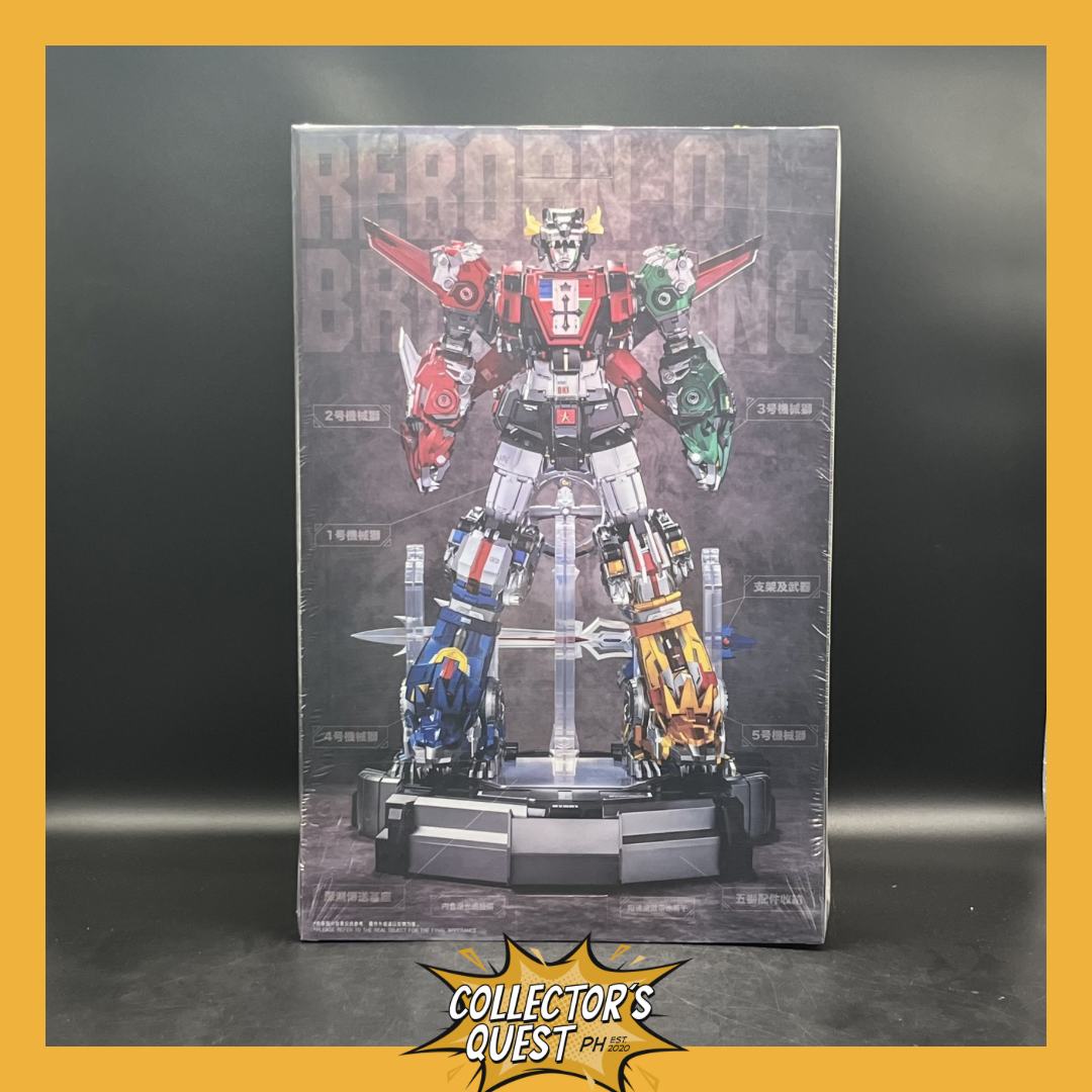 (IN STOCK) Reborn-01 BeastKing 3P Voltron Go Lion Force Diecast Figure