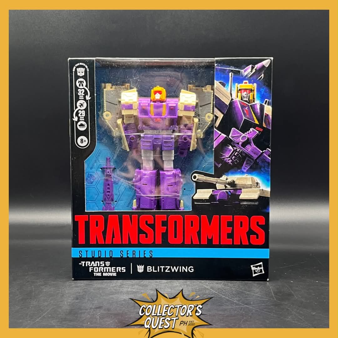 (IN STOCK) Transformers Studio Series The Movie 1986 Blitzwing Action Figure