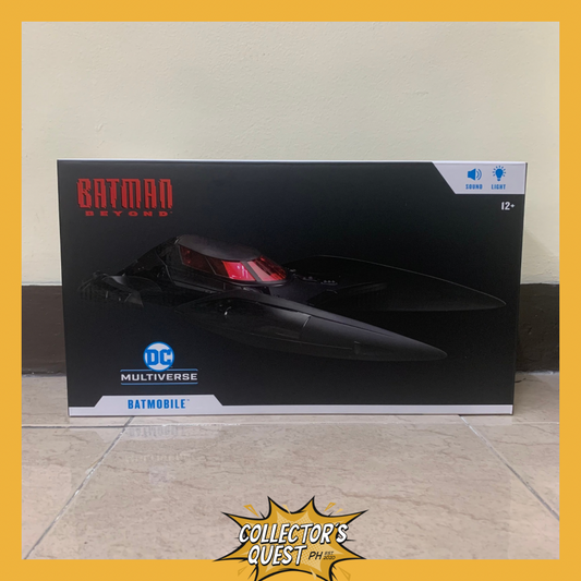 (IN STOCK) DC Multiverse Batmobile with Lights & Sounds Batman Beyond Action Figure & Vehicle Set