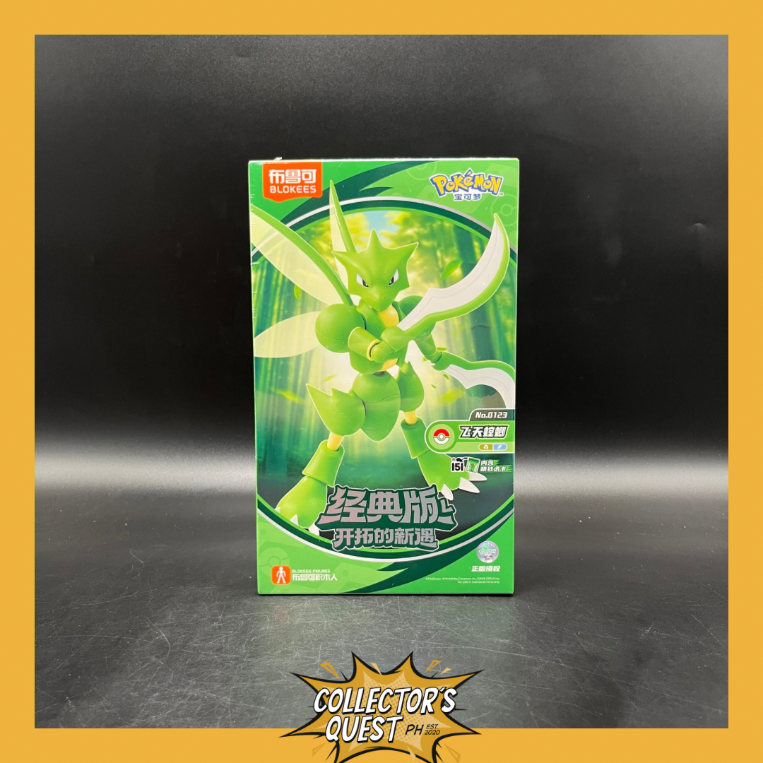 (IN STOCK) Blokees Pokemon Classic Edition Scyther Figure