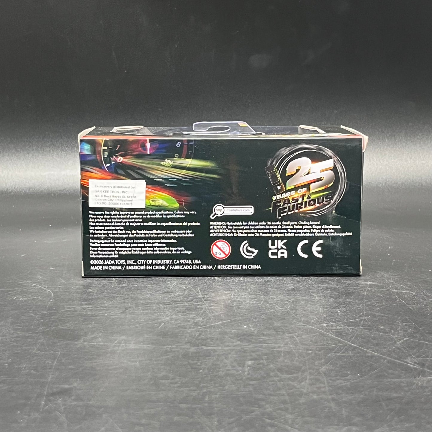 (IN STOCK) 97042 JADA Toys 25th Anniversary 1:32 Scale Fast & Furious 1970 Dom's Dodge Street Charger Diecast Vehicle