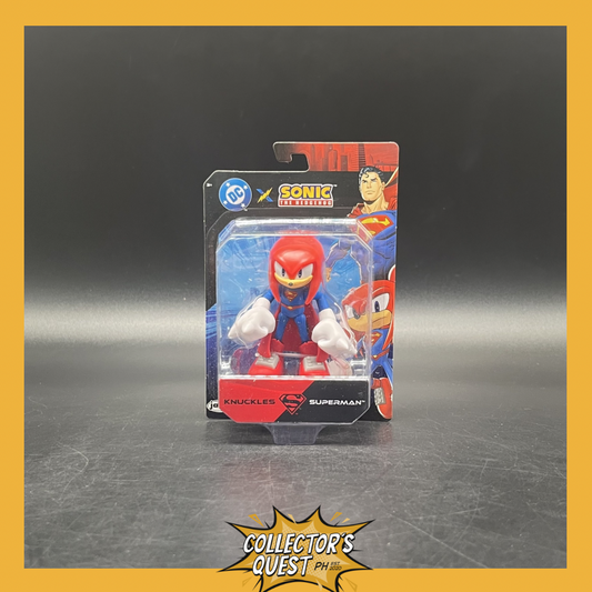 (IN STOCK) Jakks Pacific Sonic The Hedgehog x DC Comics Knuckles as Superman 2.5-inch Action Figure