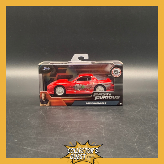 (IN STOCK) JADA TOYS 1:32 Scale Fast & Furious Dom's Mazda RX-7 Diecast Vehicle