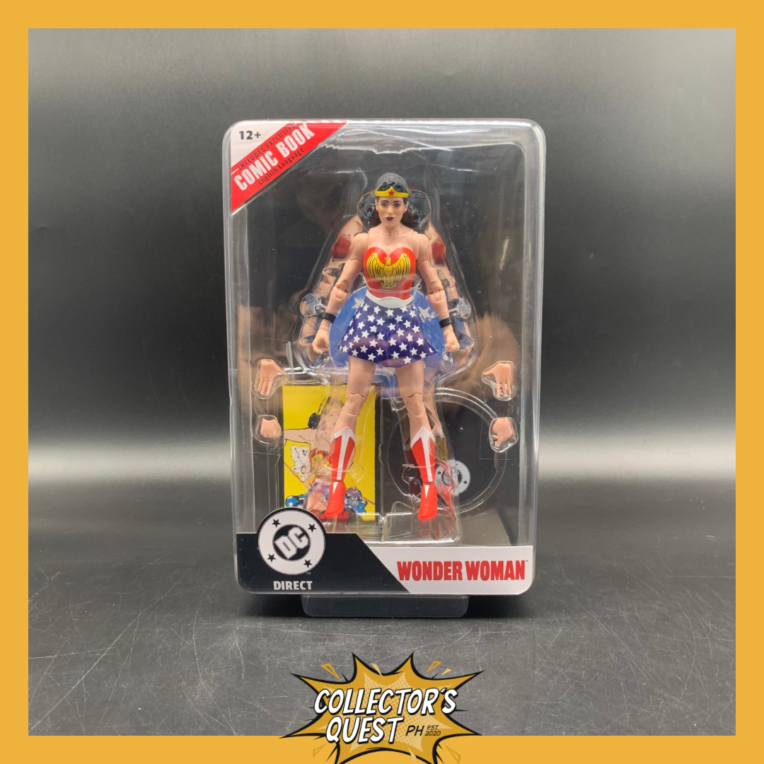 (IN STOCK) Mcfarlane DC Direct Page Punchers Wonder Woman (Wonder Woman #1) Action Figure
